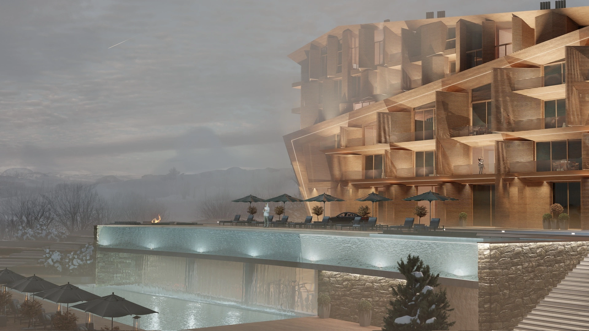 Hotel and Multifunctional Building in Dilijan